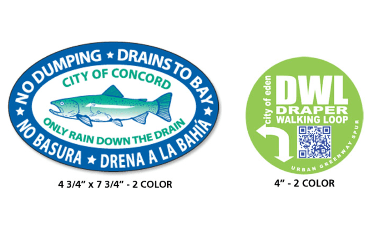 No dumping" and "Draper Walking Loop" signs.