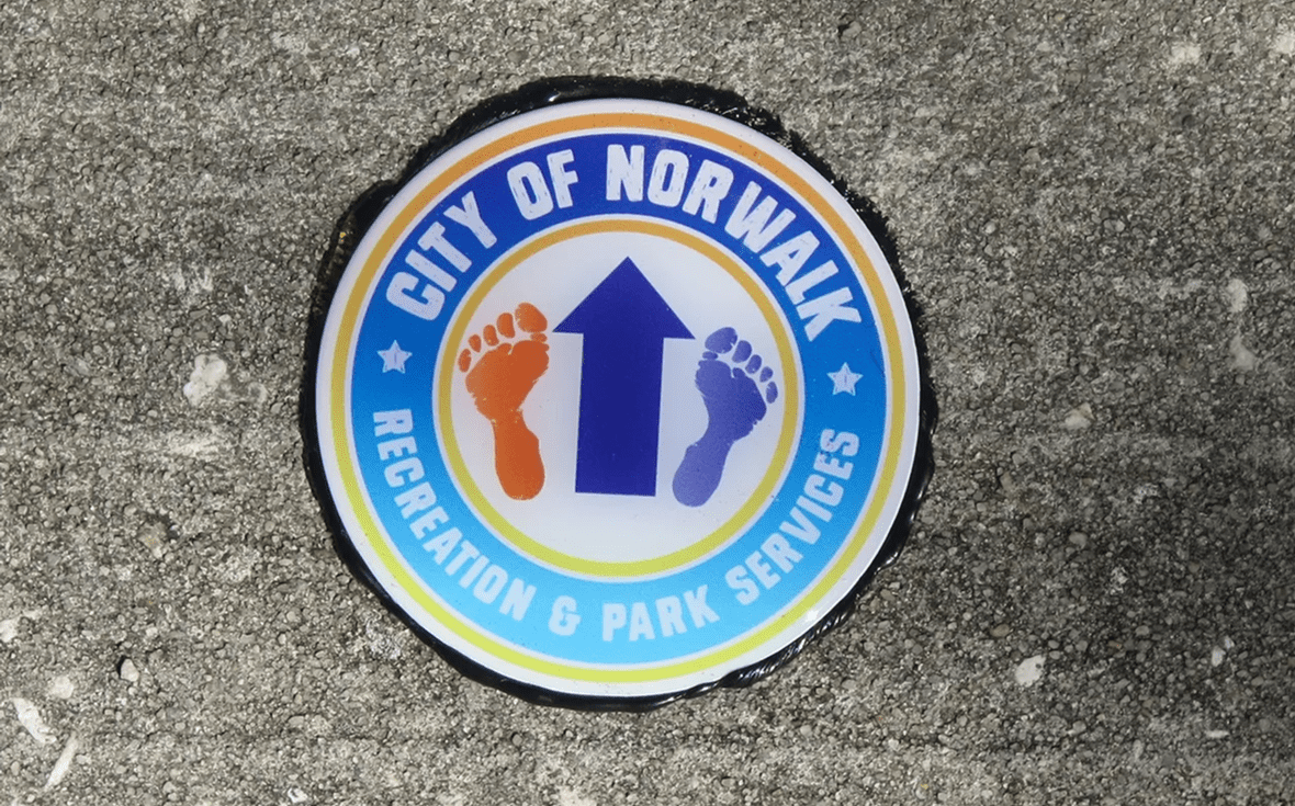 City of Norwalk Recreation Park Services sticker.