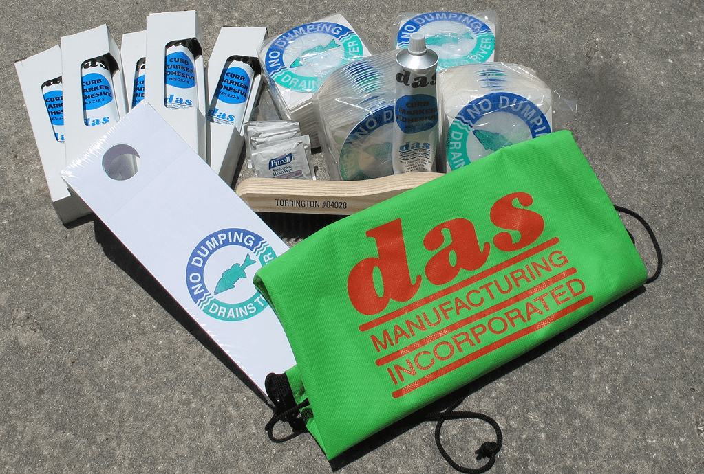 Promotional items from DAS Manufacturing Incorporated.