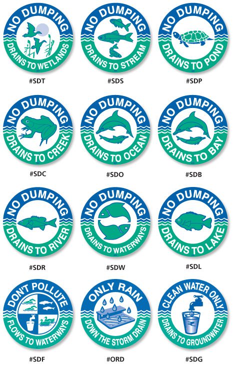 Environmental protection warning signs